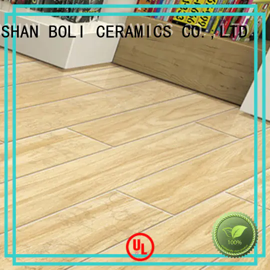 BOLI CERAMICS easy to clean flooring that looks like wood for relax zone