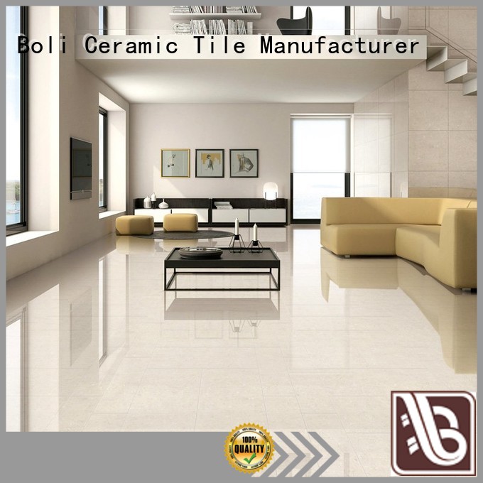 BOLI CERAMICS polished porcelain tiles bulk production for relax zone