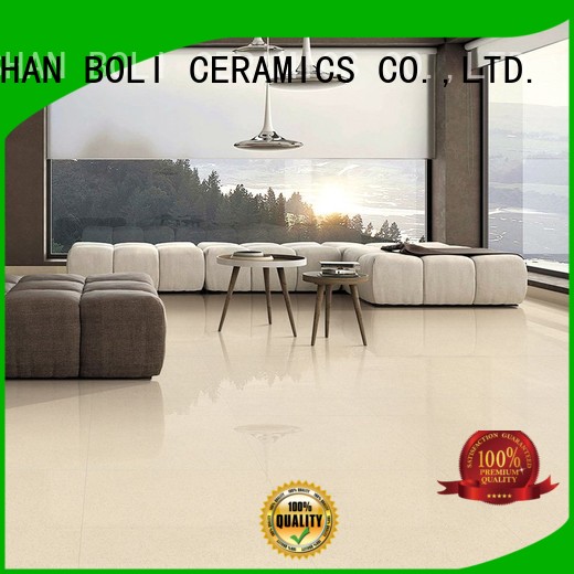 polished porcelain tiles white super normal BOLI CERAMICS Brand polished tile