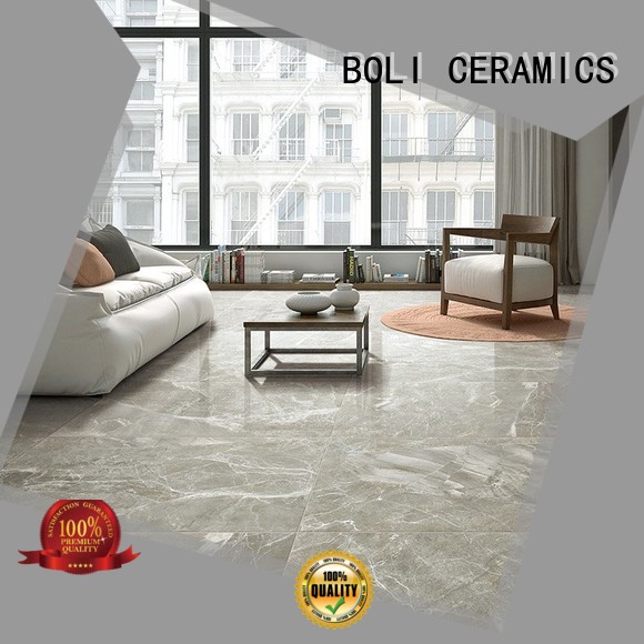 BOLI CERAMICS easy to clean white marble tiles white for relax zone