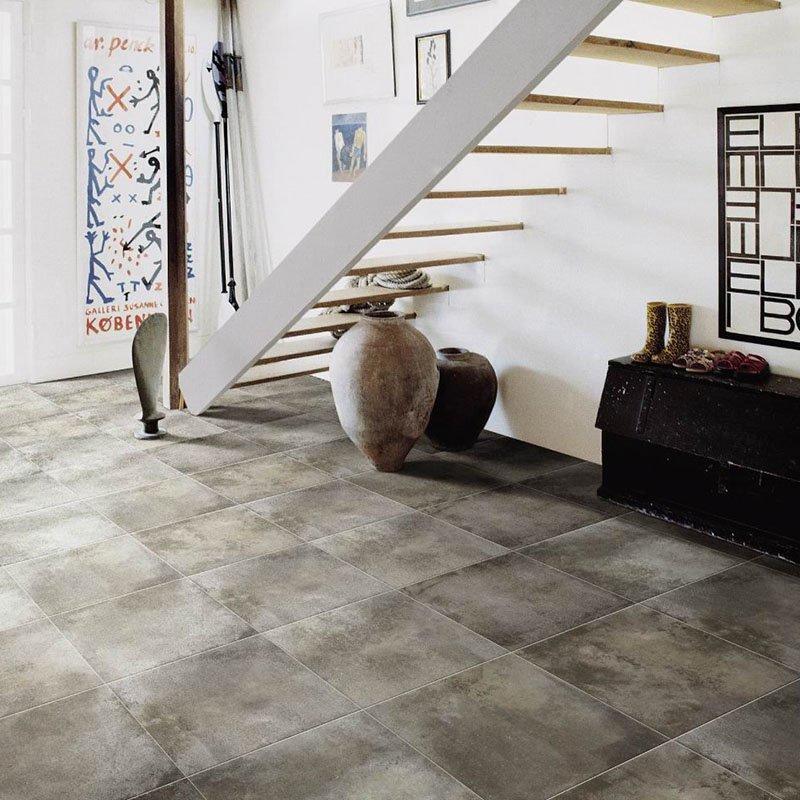 R10 roughness color body concrete look tiles kitchen floor mat   cement tile  F7765