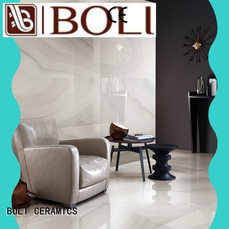 durable white marble tiles owner for exterio wall BOLI CERAMICS