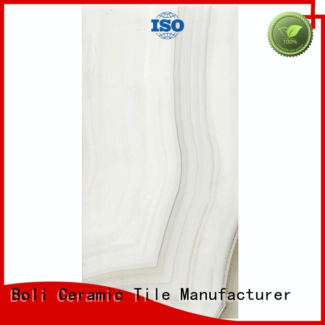 polished white marble tiles stone for living room BOLI CERAMICS