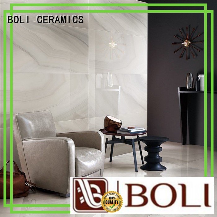 porcelain black marble tile producer for exterio wall BOLI CERAMICS
