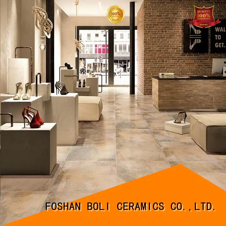 BOLI CERAMICS color concrete effect tiles for wholesale for shop