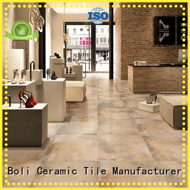 BOLI CERAMICS roughness concrete look floor tiles free sample for shop
