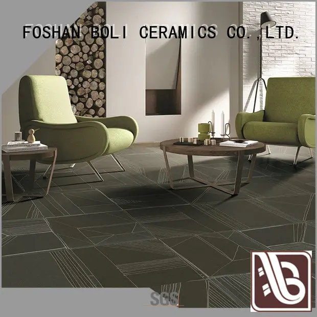 BOLI CERAMICS Brand grey linen carpet linen tile manufacture