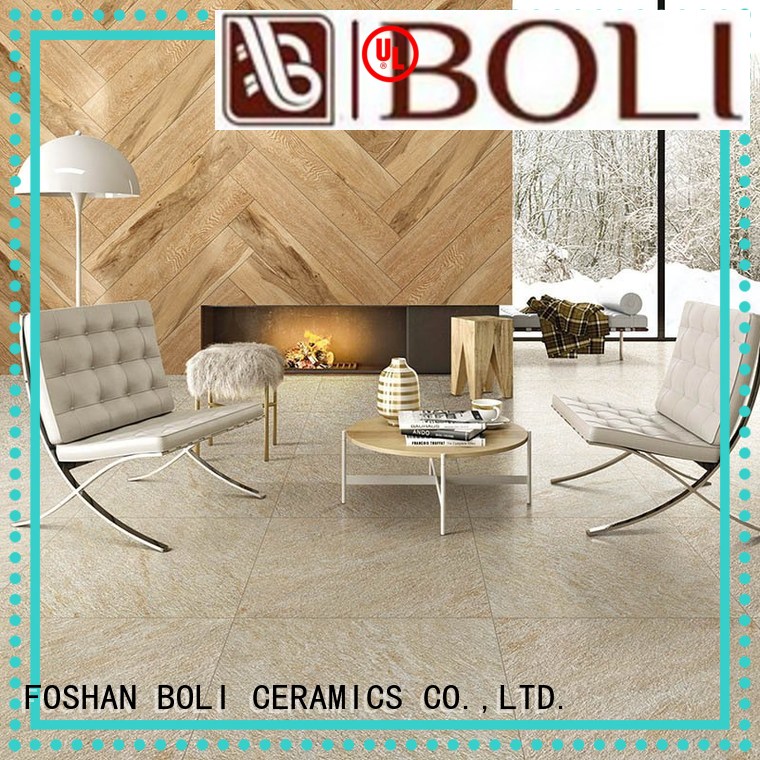 nature sandstone porcelain tiles for wholesale for out door BOLI CERAMICS