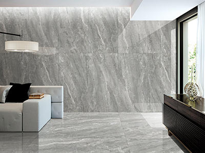 CFPLM15113B Marble Effect Big Size 1500*750mm Floor Tile Grey Color Polished Indoor Porcelain Tiles