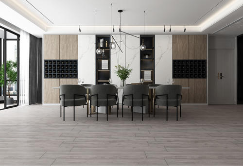 Nordic white oak floor tile F12203