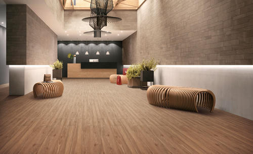 Nordic white oak floor tile F12208