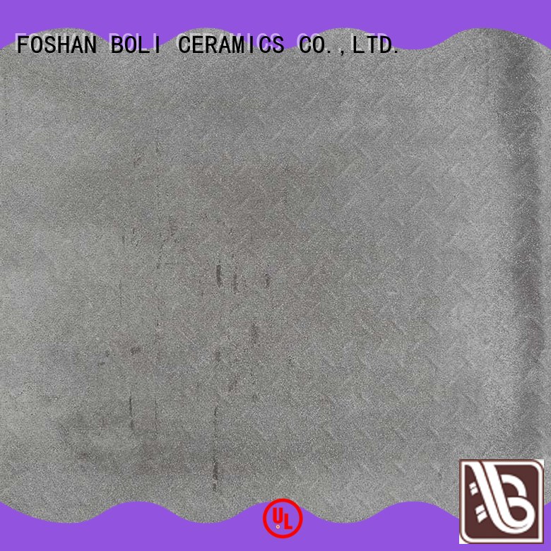 non-absorbent concrete look porcelain floor tile free sample for garden BOLI CERAMICS